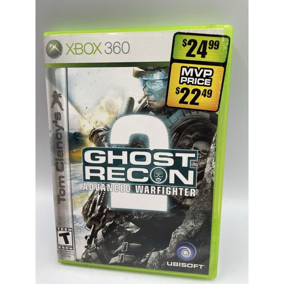 Tom Clancy's Ghost Recon: Advanced Warfighter 2 (Xbox 360, 2007) Tested - Picture 1 of 4